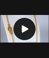 AD Multi Stone Peacock Design Gold Mugappu Chain MCH877 AD Multi Stone Peacock Design Gold Mugappu Chain MCH877