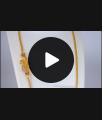 Beautiful AD Multi Stone Peacock Design Gold Mugappu Chain MCH880 Beautiful AD Multi Stone Peacock Design Gold Mugappu Chain MCH880
