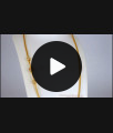 New Horizontal Balls Multi Color Stone Gold Mugappu Chain MCH929 New Horizontal Balls Multi Color Stone Gold Mugappu Chain MCH929