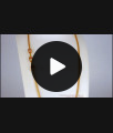 Cylindrical Shape AD Ruby White Stone Gold Mugappu Chain MCH931 Cylindrical Shape AD Ruby White Stone Gold Mugappu Chain MCH931