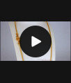 Multi Color AD Stone Flower Design Gold Mugappu Chain MCH936 Multi Color AD Stone Flower Design Gold Mugappu Chain MCH936