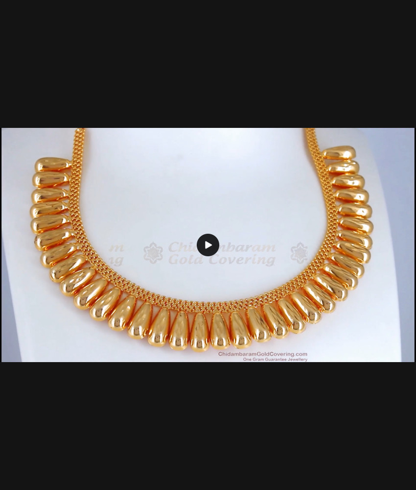 Imitation Gold Kerala Pattern Bridal Design Short Necklace Jewellery Online NCKN1323 Imitation Gold Kerala Pattern Bridal Design Short Necklace Jewellery Online NCKN1323