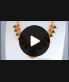 Most Wanted Grand Six Petal Pink And Green Stone Kerala Palakka Necklace NCKN1652 Most Wanted Grand Six Petal Pink And Green Stone Kerala Palakka Necklace NCKN1652