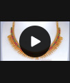 Pretty Ruby Emerald Stone Gold Necklace For Function Wear NCKN1960 Pretty Ruby Emerald Stone Gold Necklace For Function Wear NCKN1960