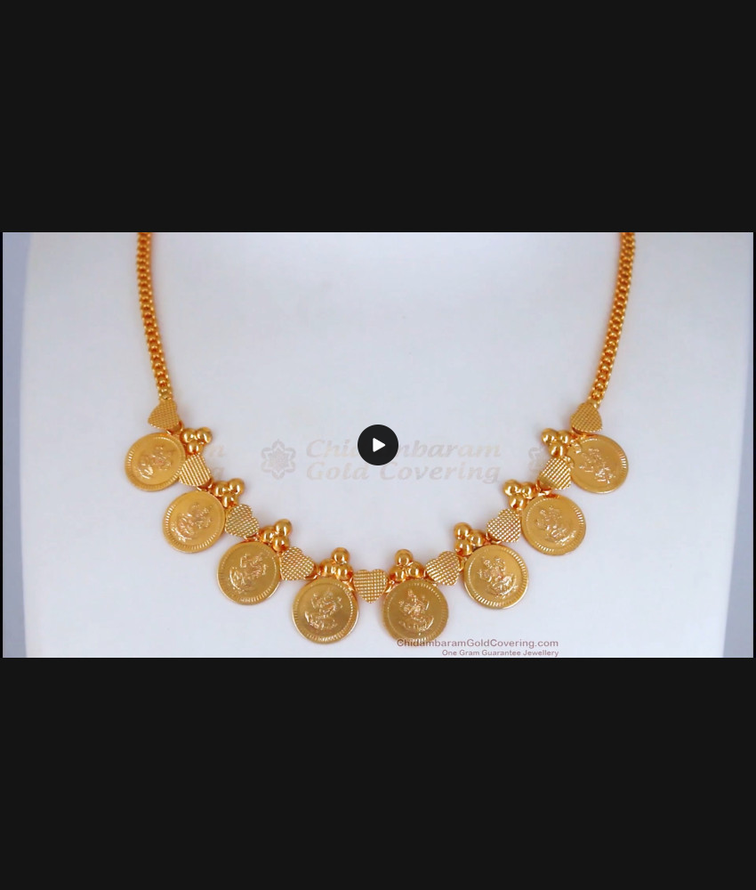 Latest Light Weight Eight Lakshmi Coin Design Necklace NCKN1965 Latest Light Weight Eight Lakshmi Coin Design Necklace NCKN1965