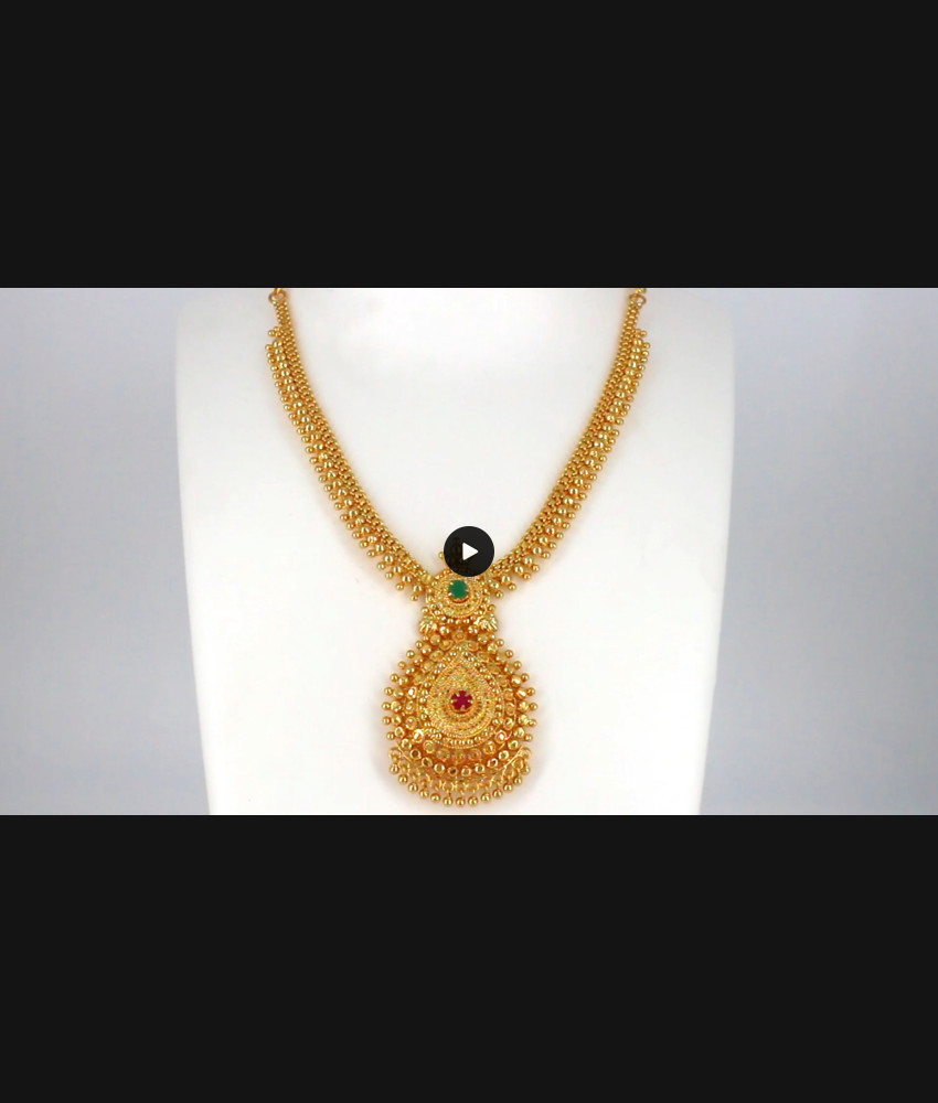 Fashionable Ruby Emerald Stone Design Gold Necklace NCKN1991 Fashionable Ruby Emerald Stone Design Gold Necklace NCKN1991