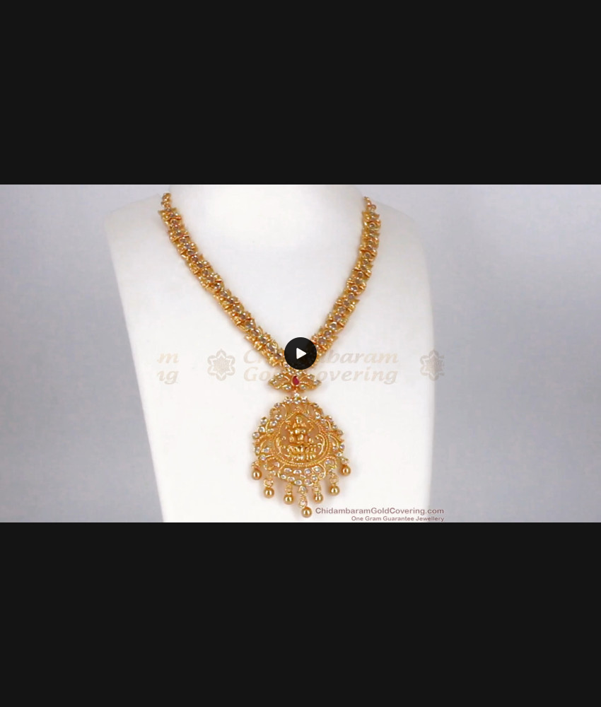 Lakshmi Design Dollar Gold Necklace For Traditional Wear NCKN2025 Lakshmi Design Dollar Gold Necklace For Traditional Wear NCKN2025