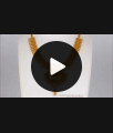 Single Ruby Stone One Gram Gold Necklace For Marriage NCKN2059 Single Ruby Stone One Gram Gold Necklace For Marriage NCKN2059