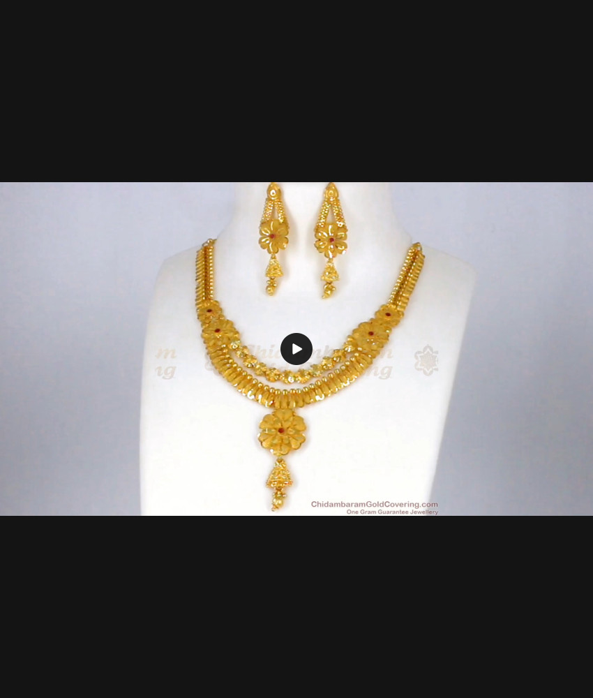 Attractive Double Layer Gold Forming Necklace With Earrings Set NCKN2073 Attractive Double Layer Gold Forming Necklace With Earrings Set NCKN2073