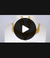 Simple Enamel Pattern Real Gold Forming Necklace With Earrings Set NCKN2076 Simple Enamel Pattern Real Gold Forming Necklace With Earrings Set NCKN2076