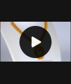 Elegant Gold Covering Necklace Emerald Stone Collections NCKN2163 Elegant Gold Covering Necklace Emerald Stone Collections NCKN2163
