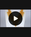 Grand Kerala Pattern One Gram Gold Necklace For Party Wear NCKN2173 Grand Kerala Pattern One Gram Gold Necklace For Party Wear NCKN2173