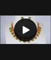 Beautiful Kemp Stone Gold Necklace with Earrings Party Wear Collections NCKN2202