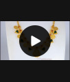 Kerala Palakka Gold Necklace With Lakshmi Coin Design NCKN2225 Kerala Palakka Gold Necklace With Lakshmi Coin Design NCKN2225