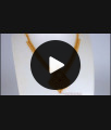 Single Ruby Stone 1 Gram Gold Plated Necklace Designs NCKN2259