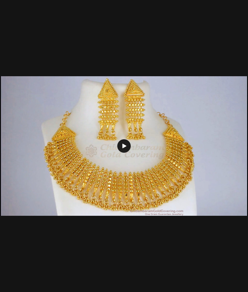 Arabian Bridal Choker Gold Forming Necklace Earrings Combo Designs NCKN2311 Arabian Bridal Choker Gold Forming Necklace Earrings Combo Designs NCKN2311
