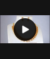 Attractive Full White CZ Stone Gold Necklace Party Wear NCKN2318 Attractive Full White CZ Stone Gold Necklace Party Wear NCKN2318