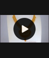 One Gram Gold Necklace Designs With Emerald Stone NCKN2331 One Gram Gold Necklace Designs With Emerald Stone NCKN2331