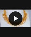 Traditional One Gram Gold Mullaipoo Necklace Womens Jewelry NCKN2355 Traditional One Gram Gold Mullaipoo Necklace Womens Jewelry NCKN2355