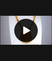 One Gram Gold Kemp Stone Gold Necklace Bridal Wear NCKN2428
