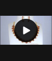 Gorgeous Full Ruby Stone Gold Plated Necklace Earring Combo NCKN2472