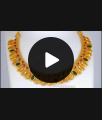 Grand Green Pallaka Stone Traditional Kerala Necklace NCKN2478 Grand Green Pallaka Stone Traditional Kerala Necklace NCKN2478