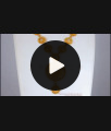 Modern Diamond Stone Flower Pattern Gold Necklace NCKN2486