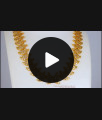 Gorgeous Mango Design Full White Stone Impon Necklace NCKN2492