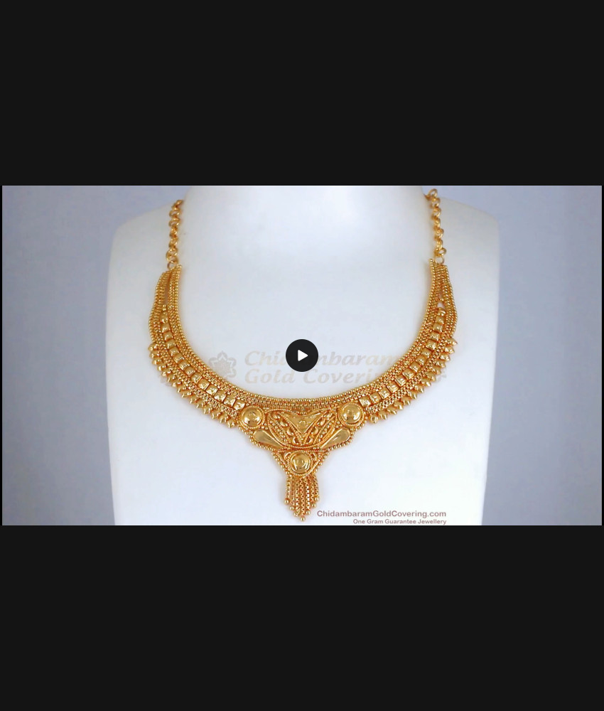 Gorgeous Gold Plated Necklace Kolkata Pattern At Affordable Price NCKN2591 Gorgeous Gold Plated Necklace Kolkata Pattern At Affordable Price NCKN2591