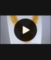 2 Gram Gold Necklace Kerala Pattern Bridal Wear NCKN2616 2 Gram Gold Necklace Kerala Pattern Bridal Wear NCKN2616