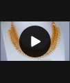 Kerala Traditional Gold Mullaipoo Necklace Women Fashion NCKN2661 Kerala Traditional Gold Mullaipoo Necklace Women Fashion NCKN2661