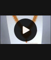 Net pattern Gold Mullai Mottu Necklace Heart Shape Design NCKN2683 Net pattern Gold Mullai Mottu Necklace Heart Shape Design NCKN2683