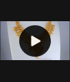 Kerala Bridal Wear Gold  Necklace Leaf Pattern NCKN2695