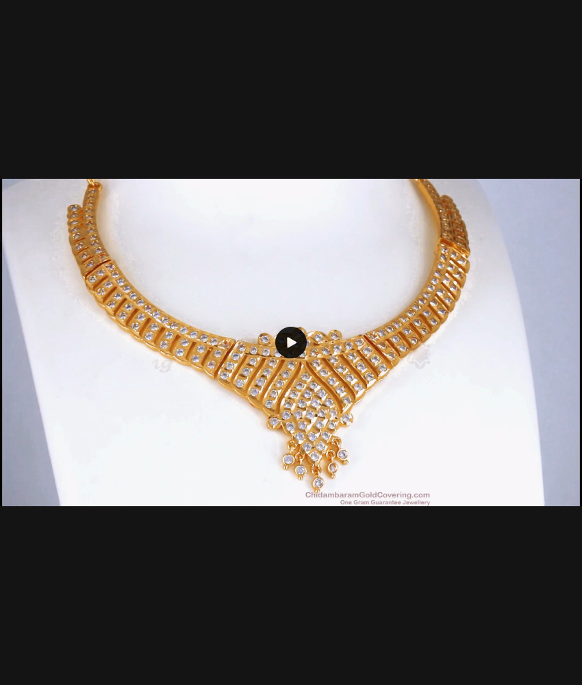 Pure Impon Five Metal Attigai Necklace Shop Online NCKN2872 Pure Impon Five Metal Attigai Necklace Shop Online NCKN2872