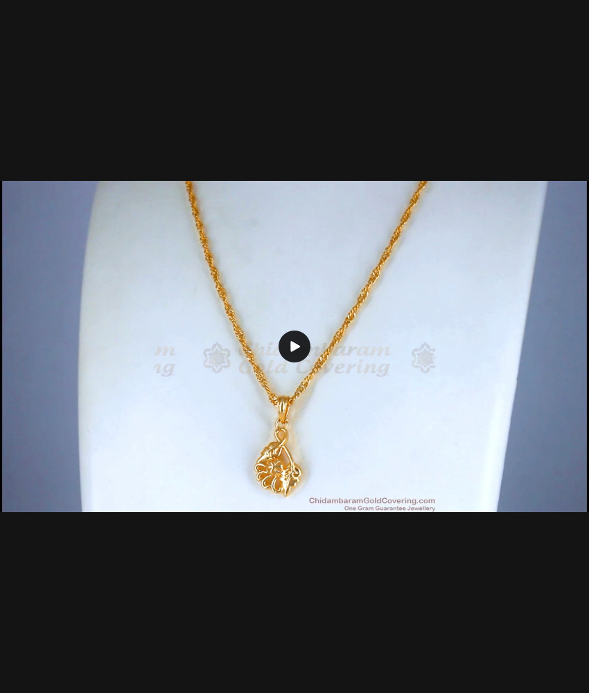 24K Gold Charm Pendant With Chains Collections SMDR2039