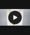 New Leaf Pendant One Gram Gold Short Chain Collection SMDR564 New Leaf Pendant One Gram Gold Short Chain Collection SMDR564