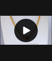 Ruby White AD Stone Single Ball Model Gold Pendant Chain SMDR594 Ruby White AD Stone Single Ball Model Gold Pendant Chain SMDR594