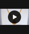 Latest Designer Creative Model Gold Plated Short Pendant Chain Ruby Stones SMDR605 Latest Designer Creative Model Gold Plated Short Pendant Chain Ruby Stones SMDR605