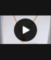 AD White Stone Pendant Chain Model Short Chain For Ladies SMDR617 AD White Stone Pendant Chain Model Short Chain For Ladies SMDR617