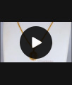 Round Flower Diamond Pendant With Short Chain Gold Plated Collections SMDR634 Round Flower Diamond Pendant With Short Chain Gold Plated Collections SMDR634