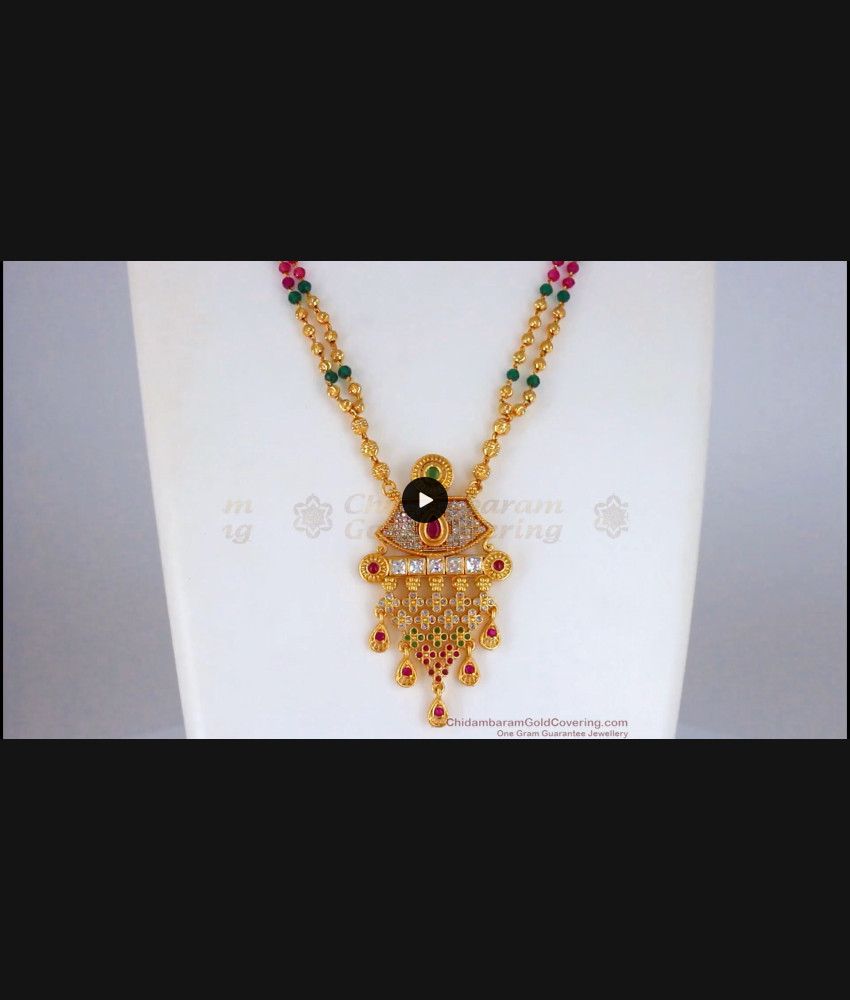 Stunning Double Line Gold Short Chain Collections SMDR645 Stunning Double Line Gold Short Chain Collections SMDR645