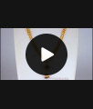 Latest Double Line Gold Pendent And Short Chain Collection SMDR659 Latest Double Line Gold Pendent And Short Chain Collection SMDR659