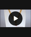 AD White Stone Gold Pendent And Short Chain Collection SMDR661 AD White Stone Gold Pendent And Short Chain Collection SMDR661