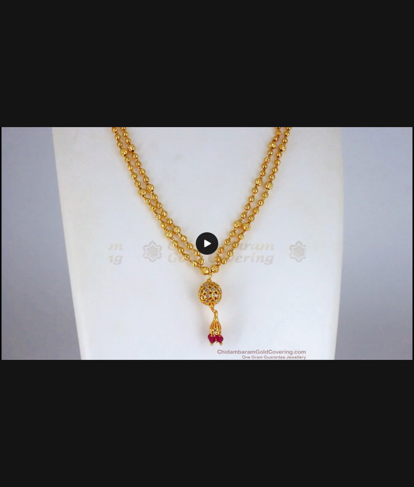 AD White Stone Gold Pendent And Short Chain Collection SMDR661 AD White Stone Gold Pendent And Short Chain Collection SMDR661