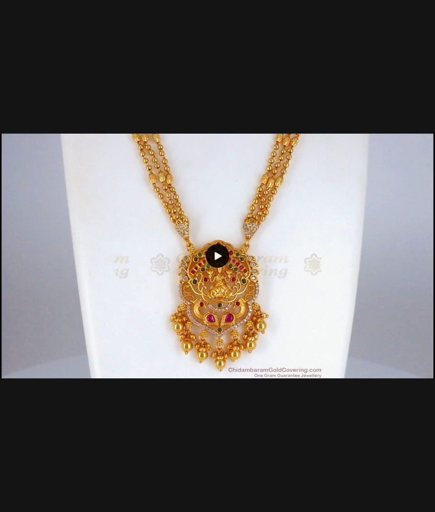 Trendy Gold Lakshmi Dollar And Short Chain Collections SMDR662 Trendy Gold Lakshmi Dollar And Short Chain Collections SMDR662