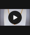AD Ruby White Stone Ball Model Gold Small Pendant Chain SMDR668 AD Ruby White Stone Ball Model Gold Small Pendant Chain SMDR668