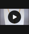 Root Branch Model AD White Stone Pendant Gold Short Chain SMDR676 Root Branch Model AD White Stone Pendant Gold Short Chain SMDR676