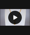 AD White Stone Small Pendant Gold Short Chain Daily Wear SMDR681 AD White Stone Small Pendant Gold Short Chain Daily Wear SMDR681