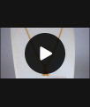 New Flower Design Single White Stone Pendant Gold Short Chain SMDR685 New Flower Design Single White Stone Pendant Gold Short Chain SMDR685