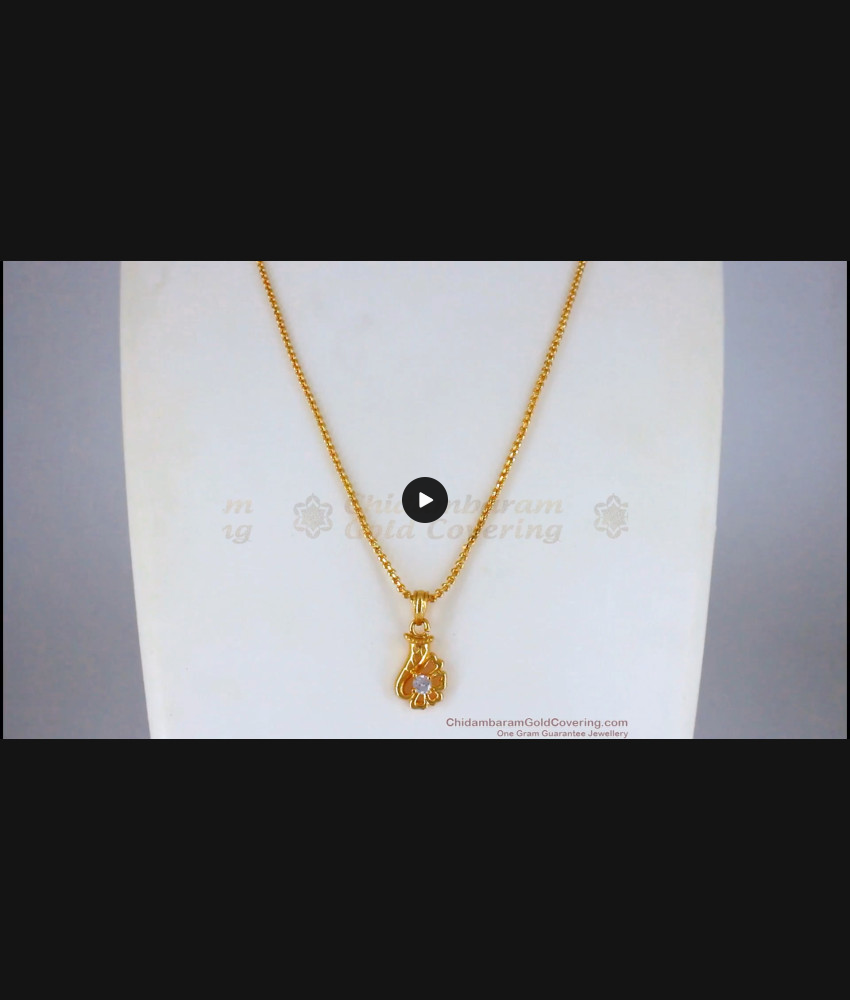 Triple Heart Model White Stone Pendant Gold Short Chain SMDR688 Triple Heart Model White Stone Pendant Gold Short Chain SMDR688